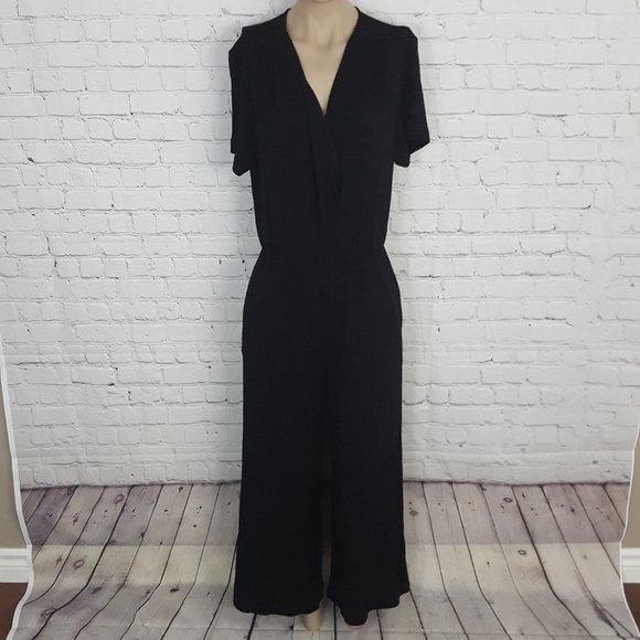 OAK + FORT Pants - Oak + Fort Jumpsuit 2828 Black M NEW